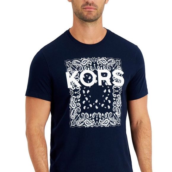 Michael Kors Men’s Paisley Block T-Shirt XXL - Picture 1 of 7